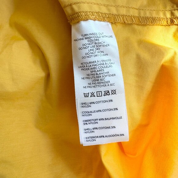New Free People We The Free Seafarer Raincoat Jacket Waterproof in Yellow XS - Picture 10 of 12
